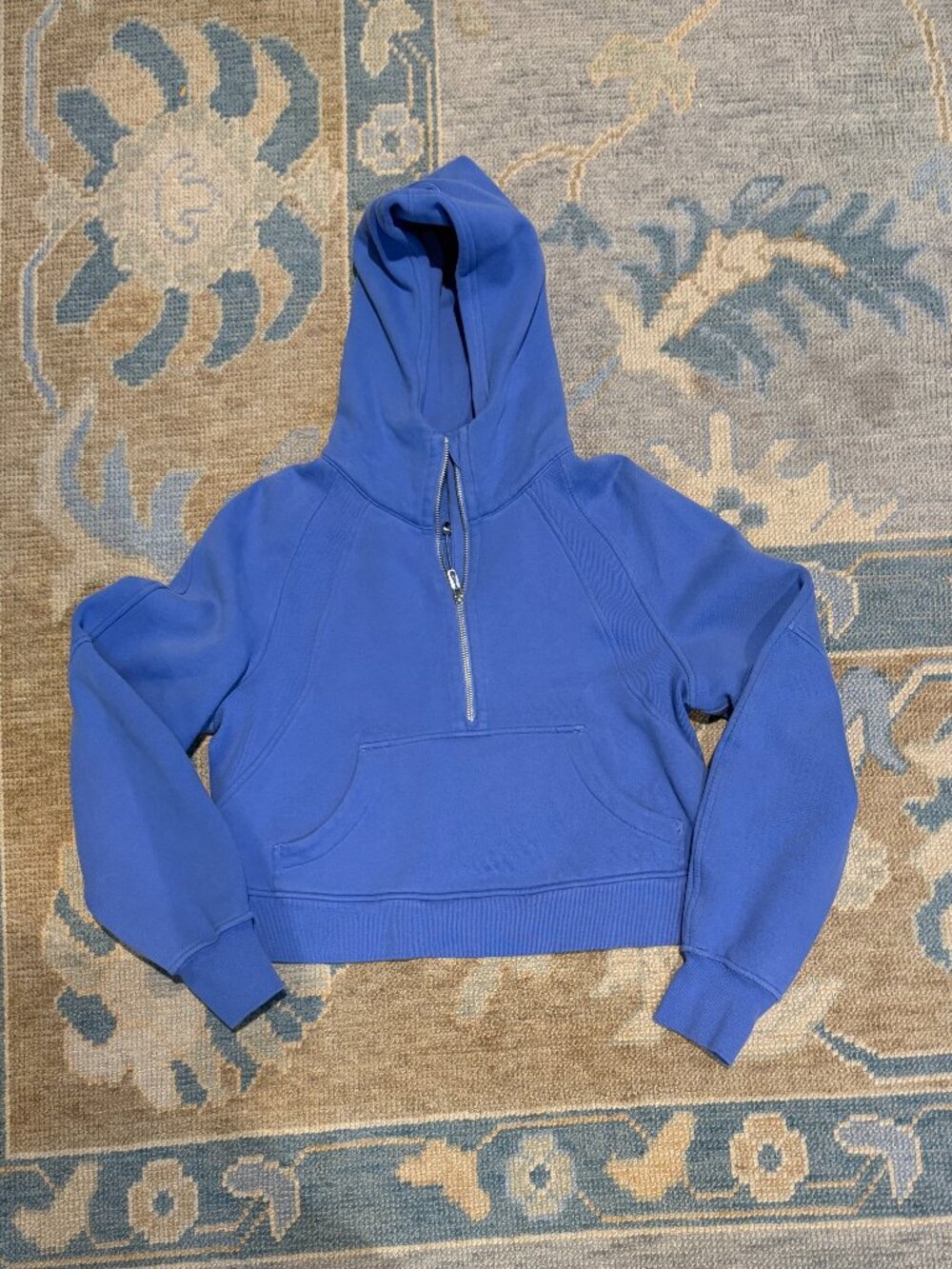 lululemon half zip scuba hoodie in light purple XS/S